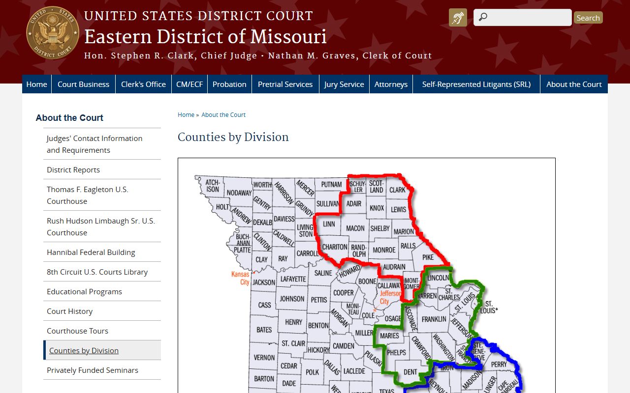 Ripley County Circuit Court federal division page
