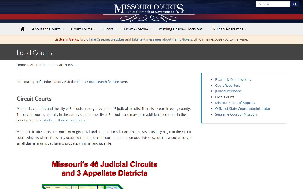Ripley County court records Missouri circuit court directory