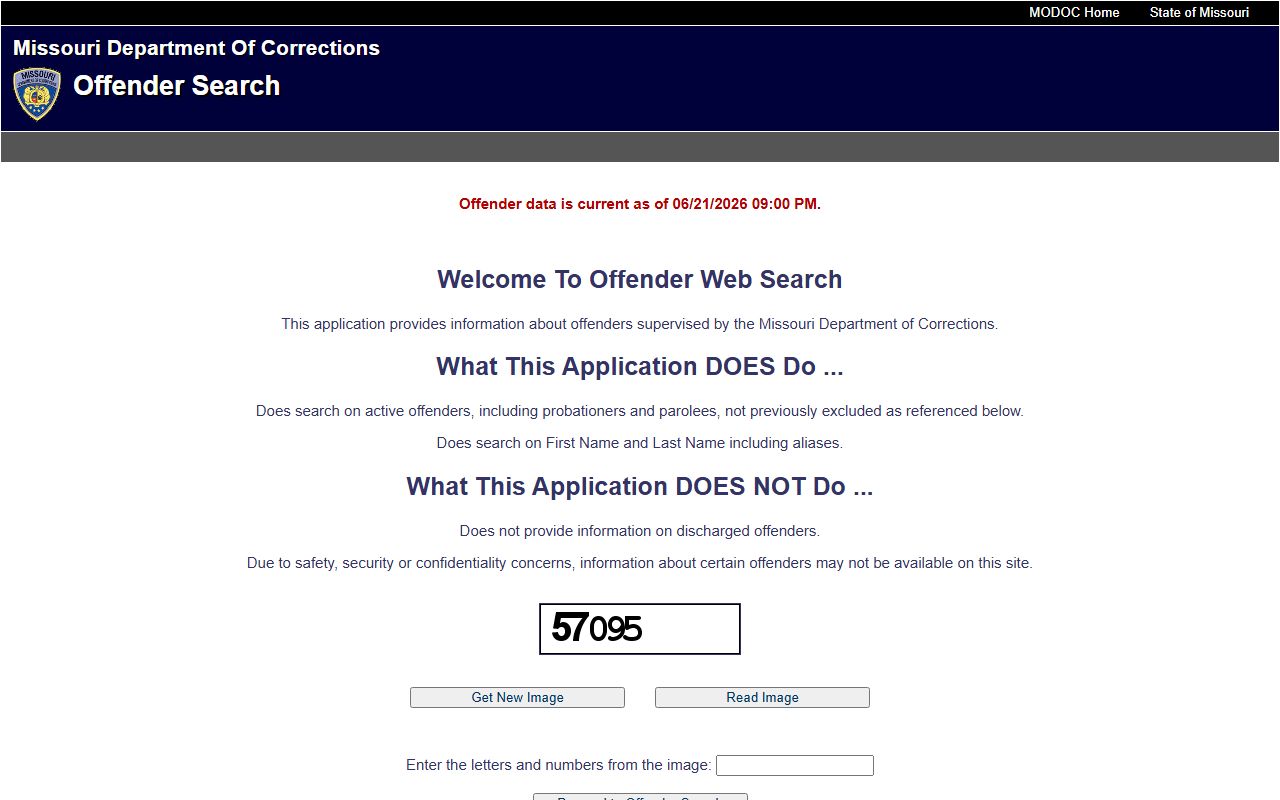 Ripley County inmate search Missouri DOC Offender Search